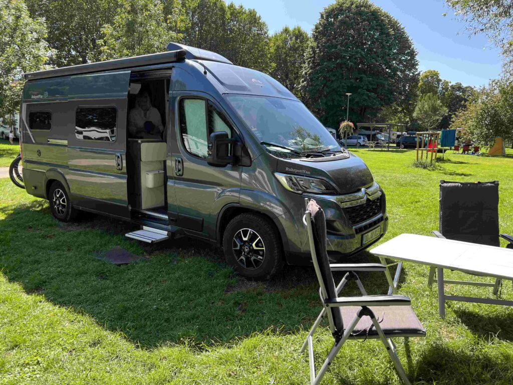 Der Ruhrpottvan auf dem Stellplatz